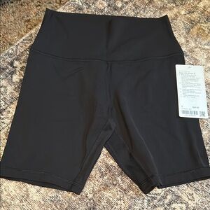 NWT Lululemon Women's Black High-Waisted Shorts